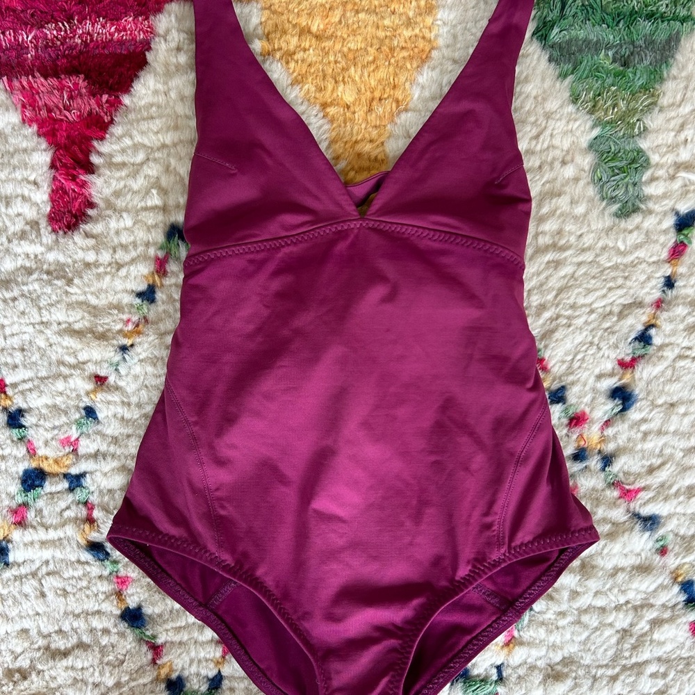 MALIA MILLS Starlet One Piece Swimsuit Fuscia